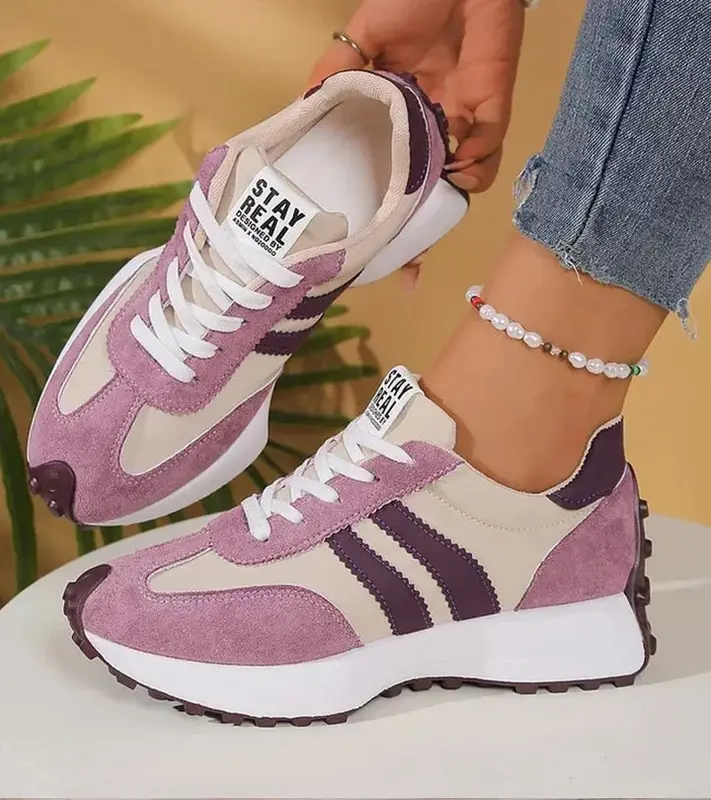Lucía | Zapatillas Casual Retro Mujer Plataforma