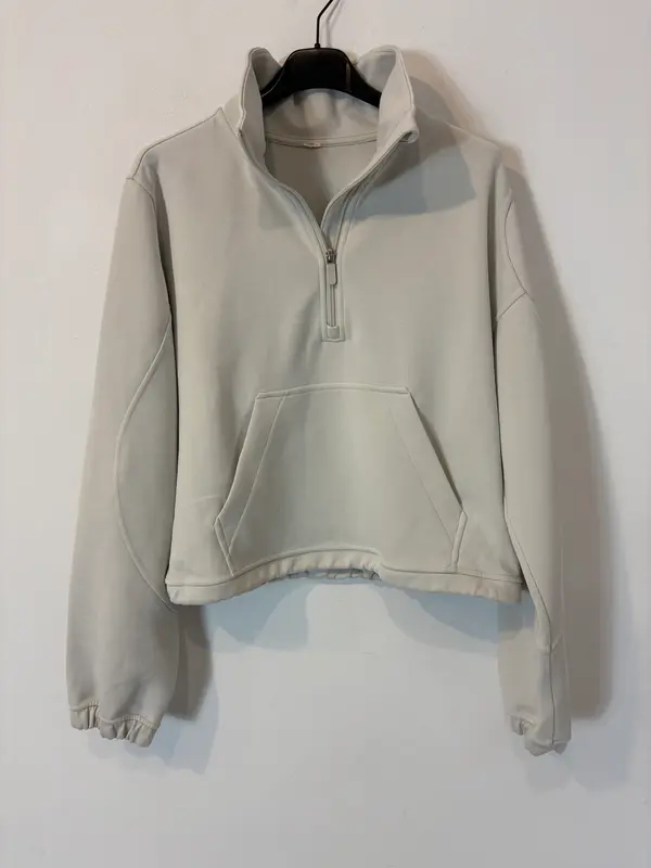 LULULEMON. Sudadera beige textura