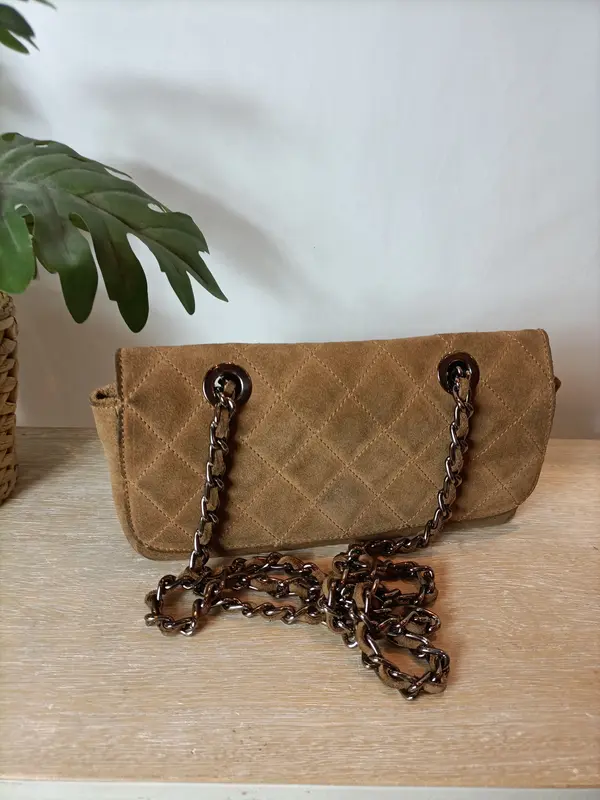 LURUEÑA. Bolso camel  mini (tara)
