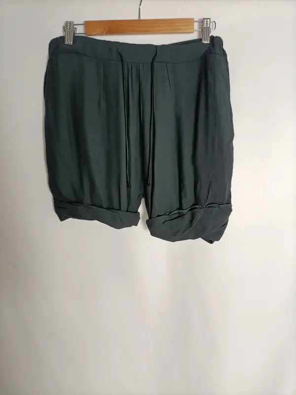 MAJE. Shorts gris bombacho T.s/m