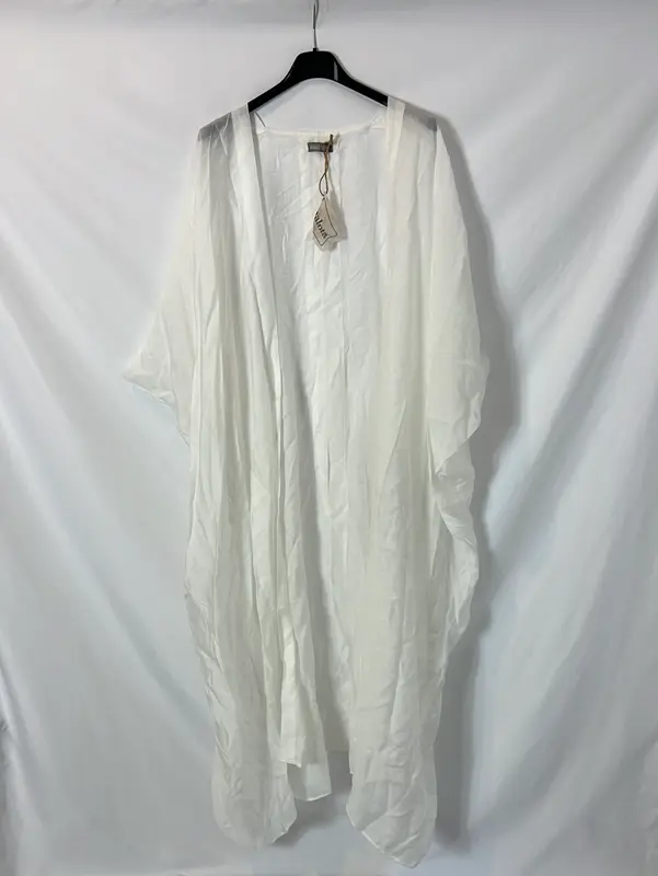 MALOTA. Kimono blanco fluido TU(m/l)