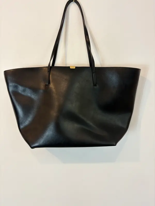 MANGO. Bolso shopper negro