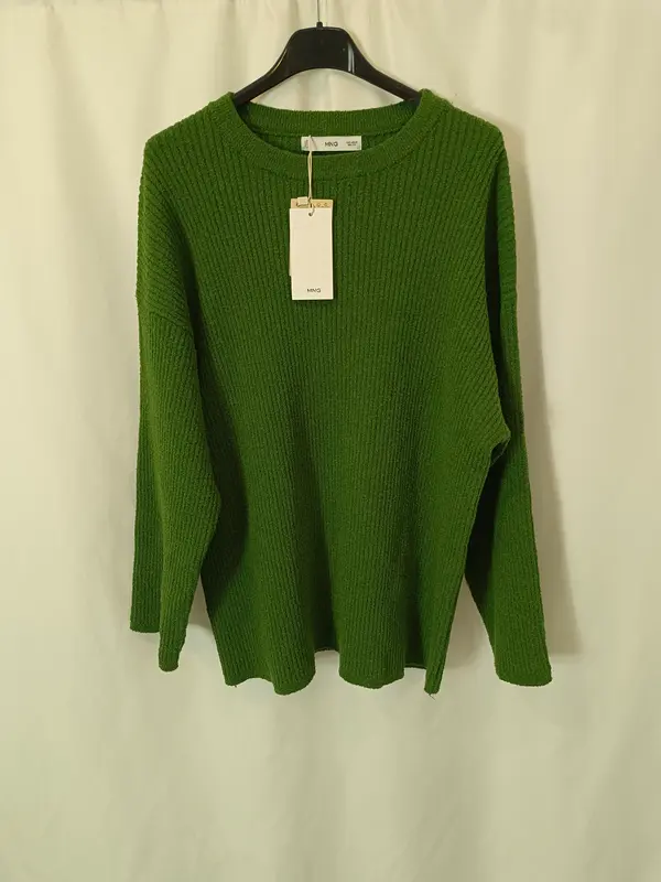 MANGO. jersey fluido canalé T.s