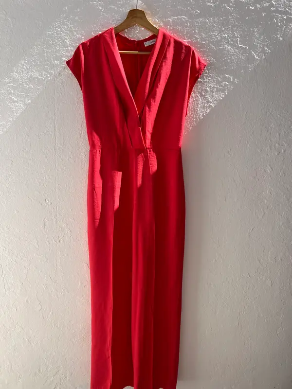 MANGO. Mono rosa fluido T.m