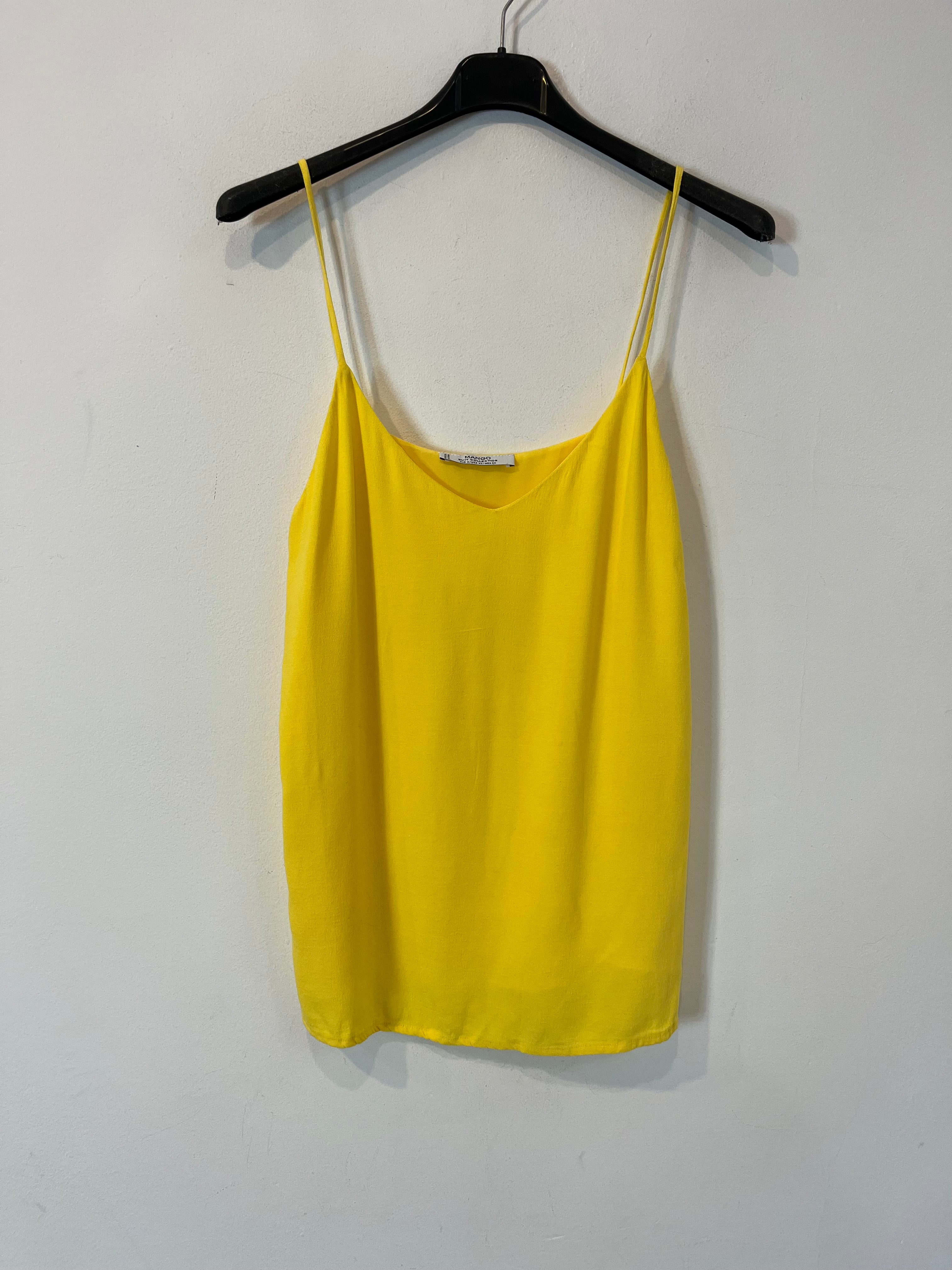 MANGO. Top tirantes amarillo. T S