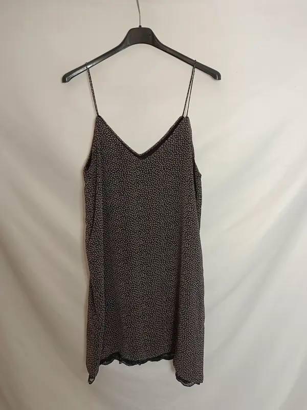 MANGO. Vestido lencero florecitas T.m