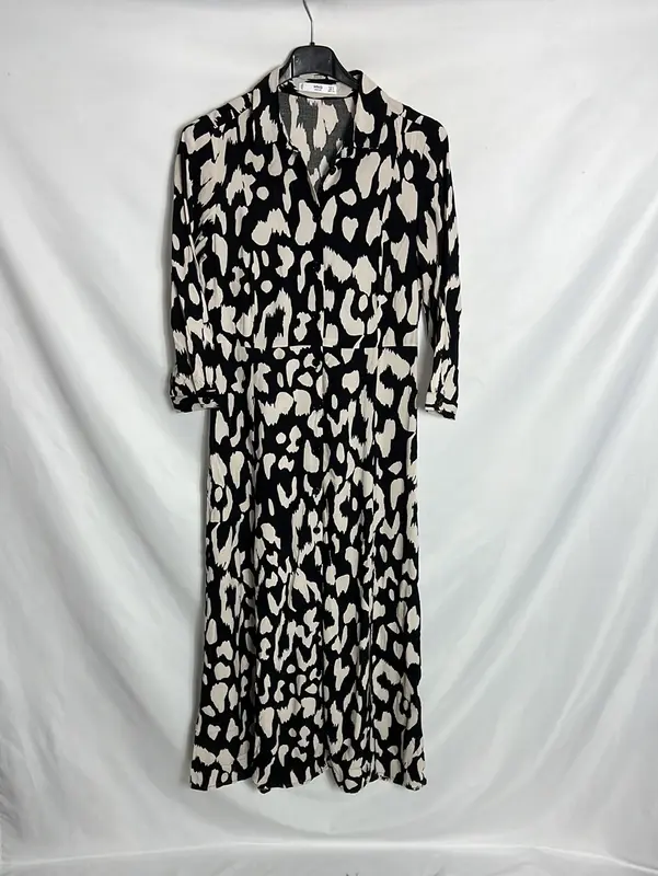 MANGO. Vestido midi aperturas . T S