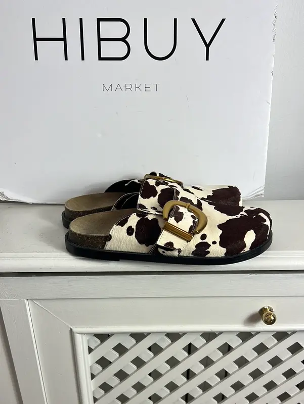 MANGO. Zapatos animal print textura. T 37