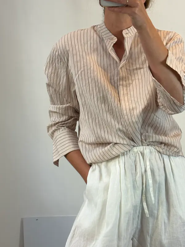 MANILA GRACE. Blusa fluida rayas