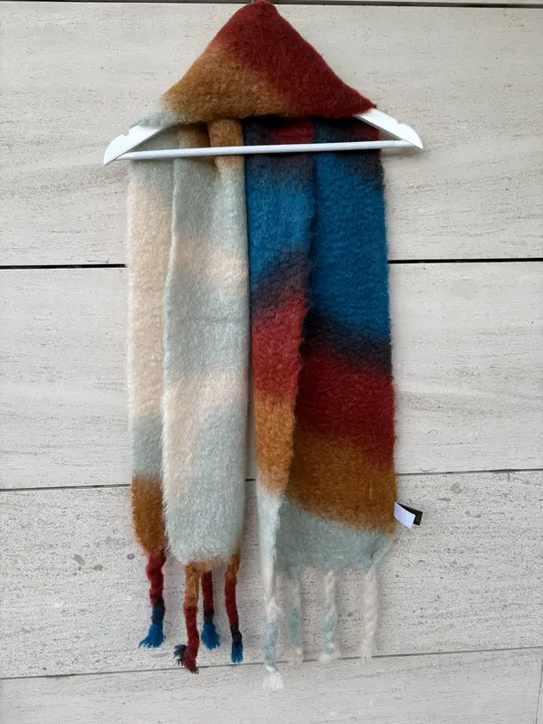 MANTAS EZCARAY. Bufanda mohair colores