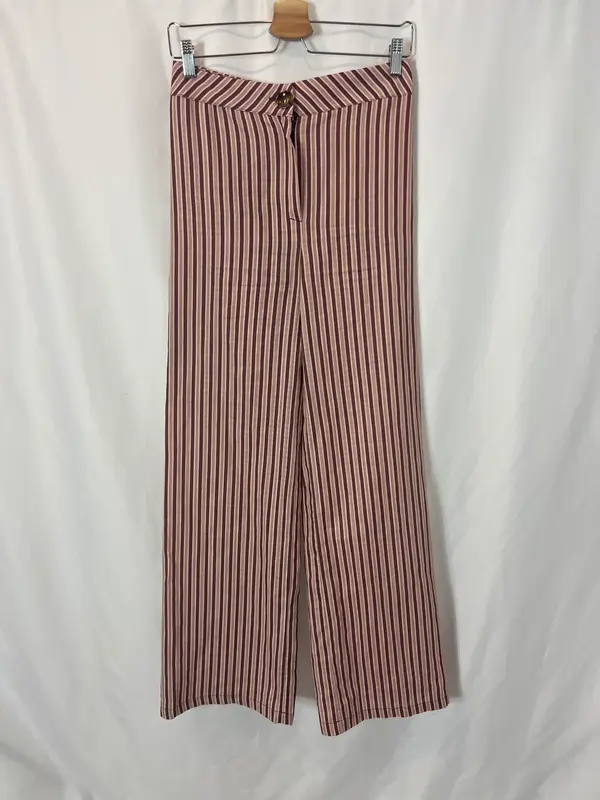 MARIETH. Pantalón algodón rayas. T XS