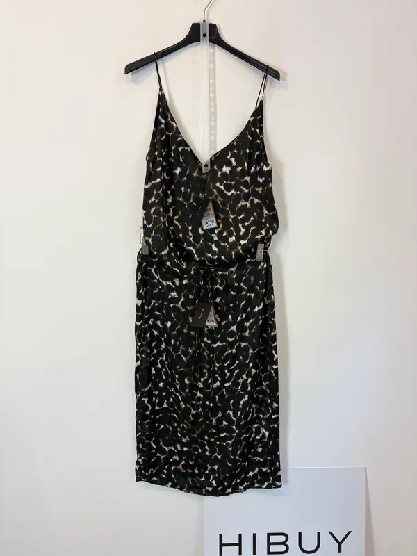 MASSIMO DUTTI. Conjunto top y falda estampado. T XS/S