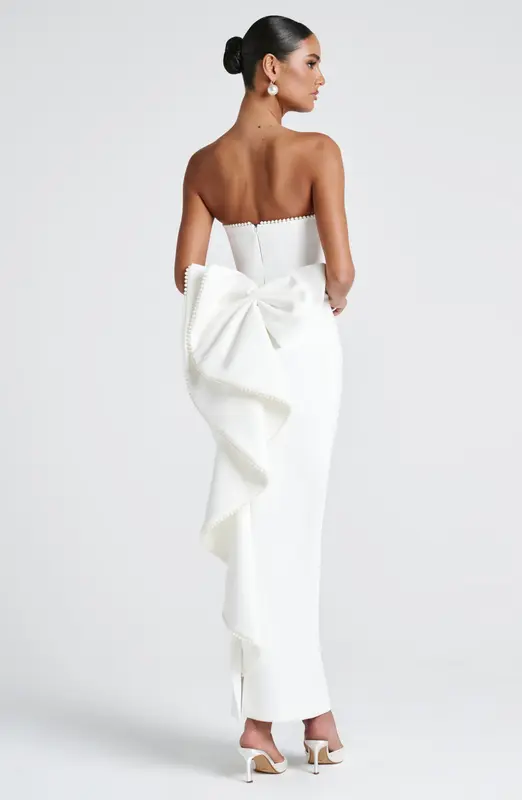 MAXIVESTIDO MAGNOLIA - MARFIL