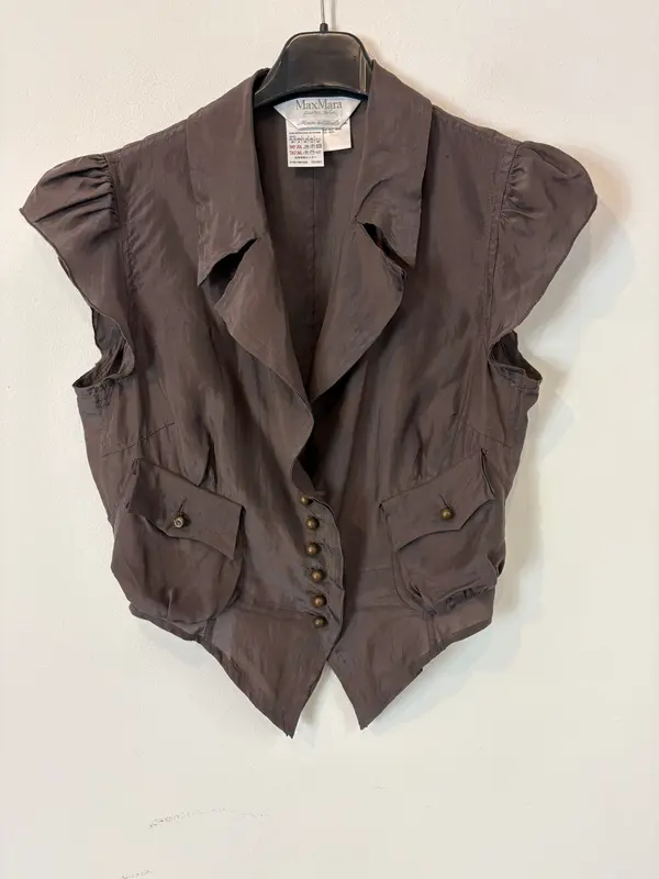 MaxMARA. Top seda vintage