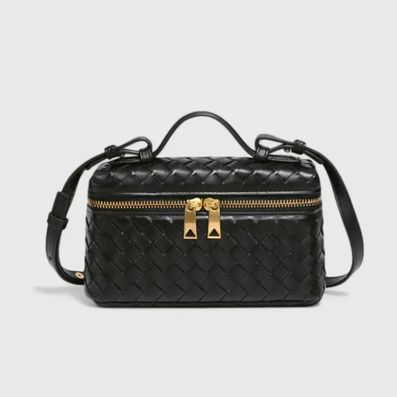 Melina - Bolso Mini Woven Cuero Vegano