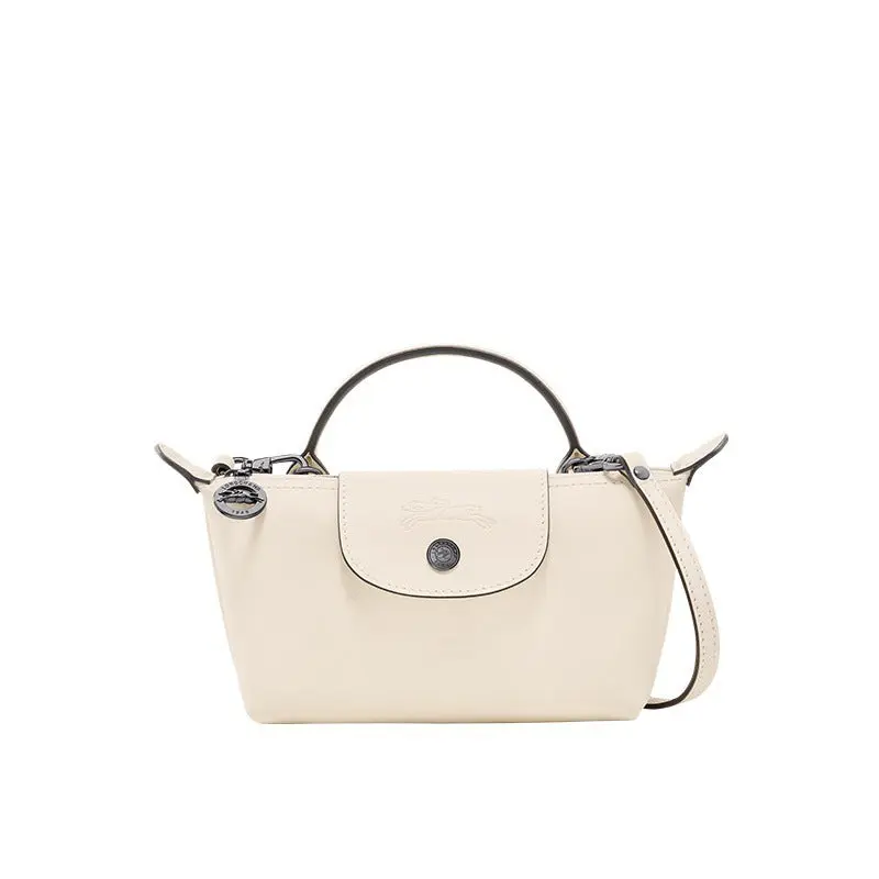 MINI BOLSO PARISIEN DE PIEL - BLANCO