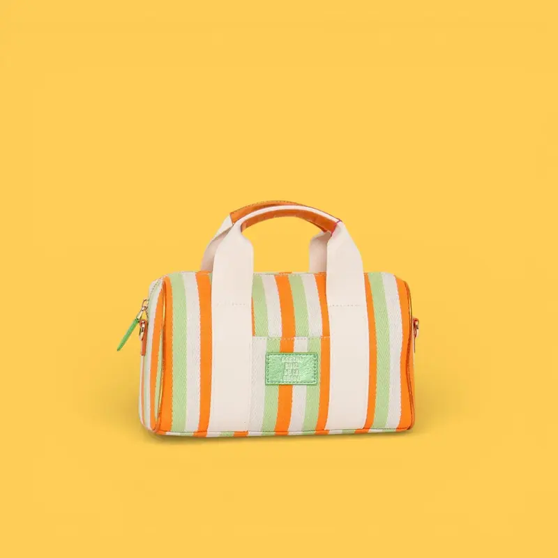 MINI BOWLING LONA LINEAS NARANJA