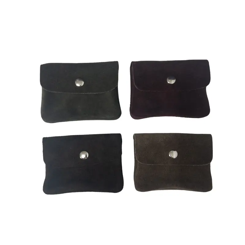 Mini cartera piel ante