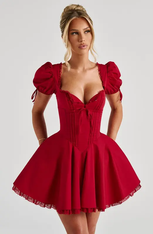 MINIVESTIDO ANNIE - ROJO
