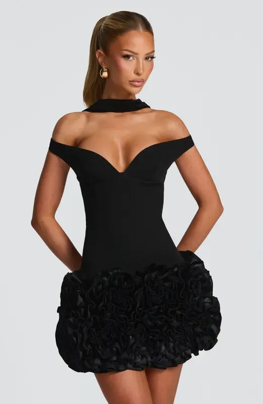 MINIVESTIDO AVETA - NEGRO