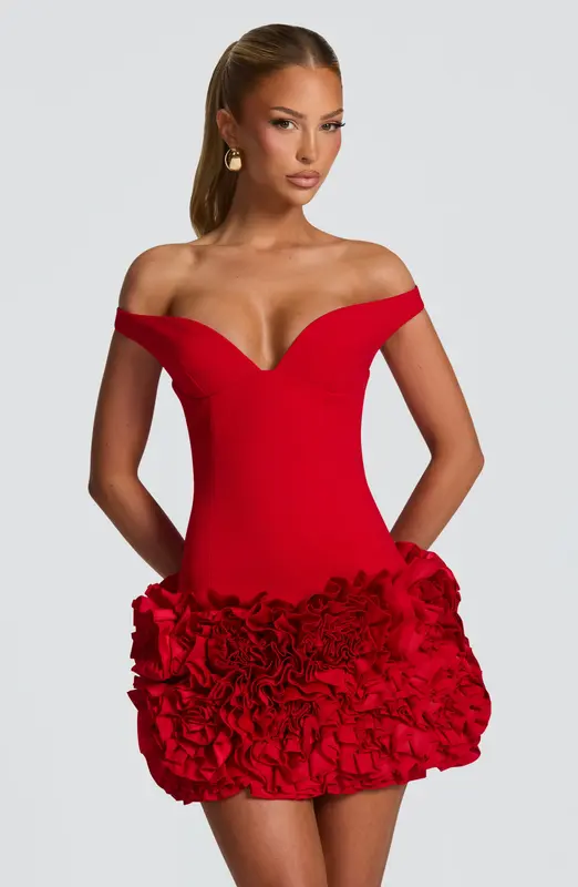 MINIVESTIDO AVETA - ROJO