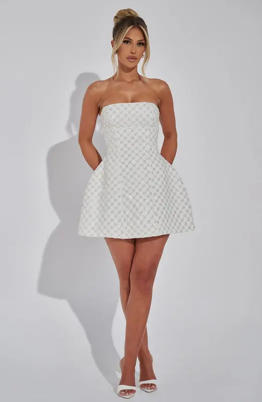 MINIVESTIDO BEATRICE - MARFIL