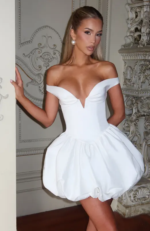 MINIVESTIDO EILEEN - MARFIL