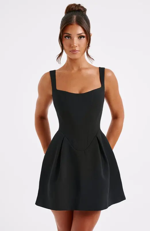 MINIVESTIDO JANIYAH - NEGRO