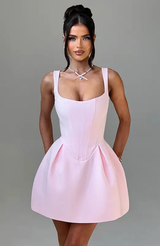 MINIVESTIDO JANIYAH - ROSA PALO