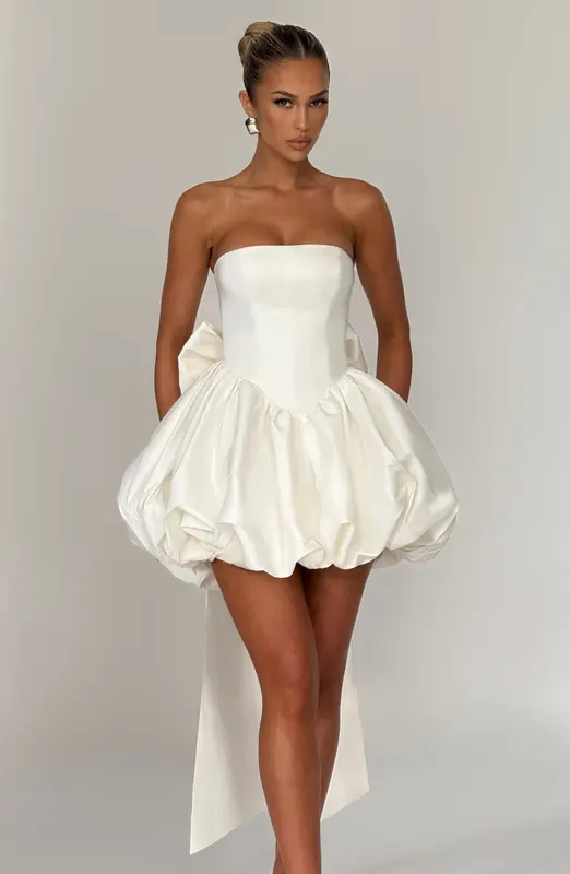 MINIVESTIDO LOTUS - MARFIL
