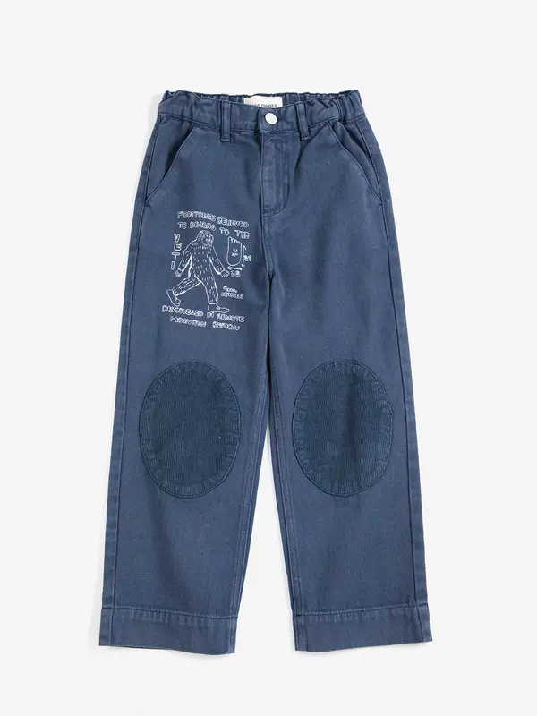 Mr. Footish knee pads woven pants