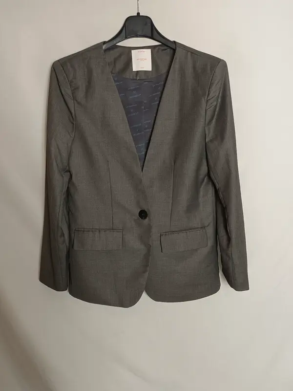 MY PEEPTOES. Blazer oversized gris T.xs
