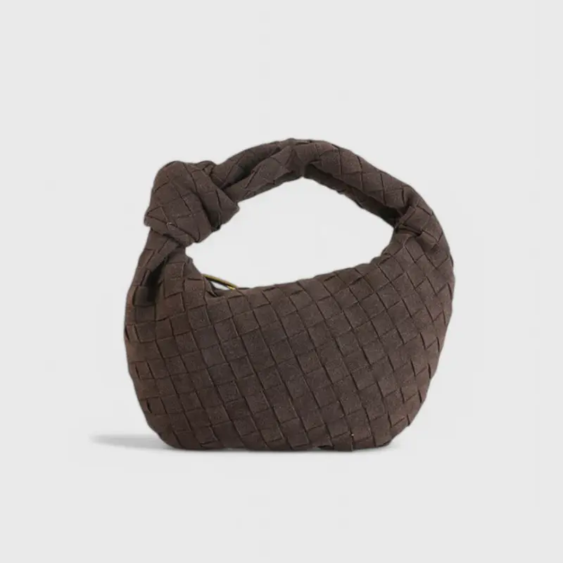 Nala - Bolso Mini Ante Tejido con Nudo
