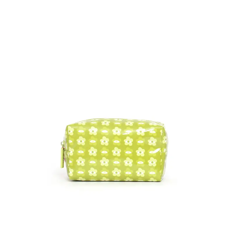 NECESER PEQUEÑO ESTAMPADO VERDE PISTACHO