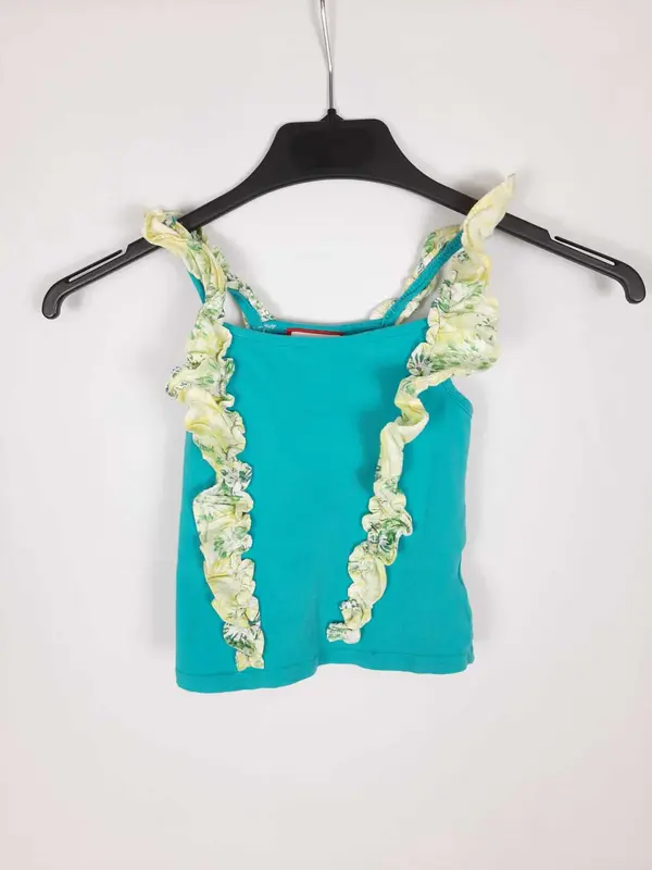 NECK&NECK. camiseta tirantes verde agua T.18-24m