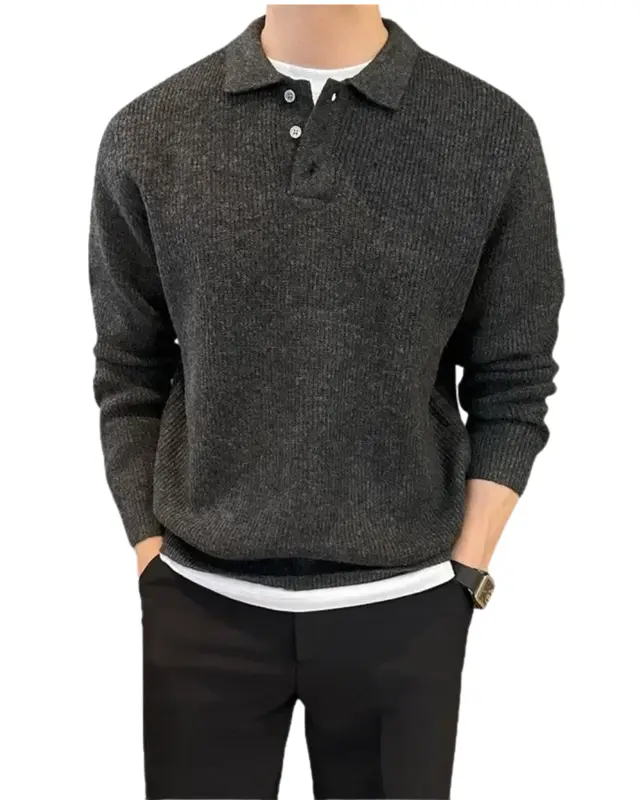 Nicolás™ - Elegante Jersey Polo de Punto