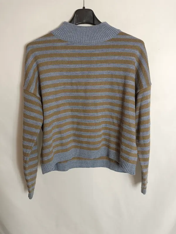 NOON. Jersey rayas azul y beige  T.xs