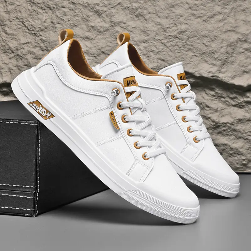 Nordica White™ | Zapatillas de Cuero Clásicas