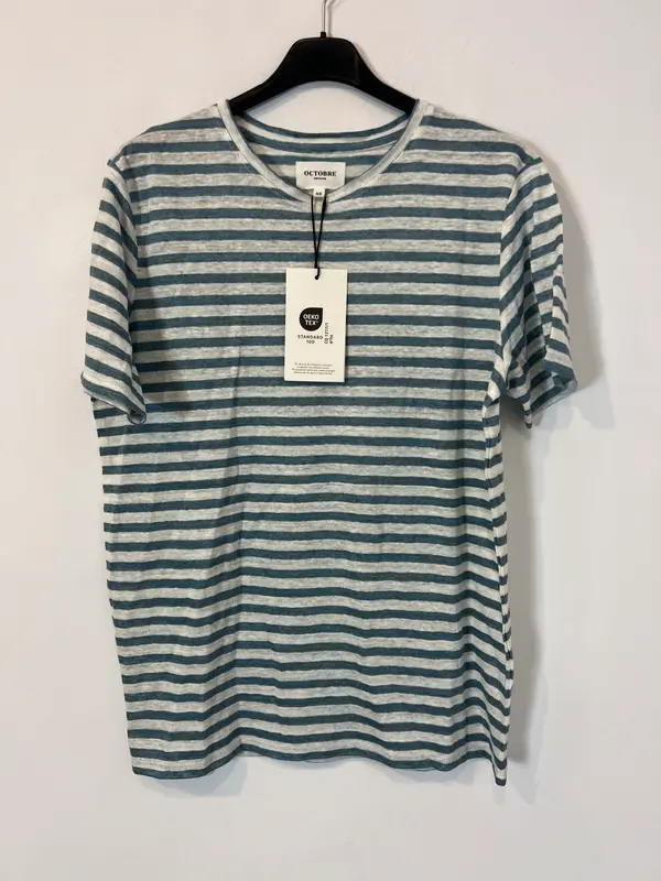 OCTOBRE. Camiseta lino rayas T.xs