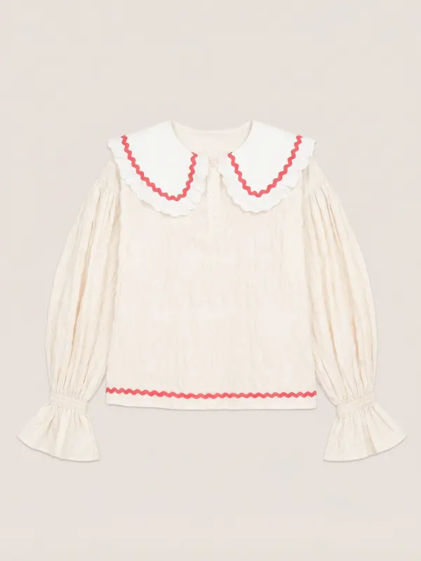 Offduty Cream Pyjama Blouse