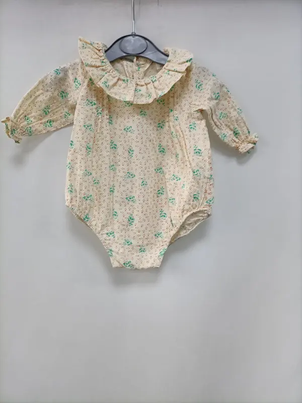 OMINI. Ranita beige estampada T.0 meses