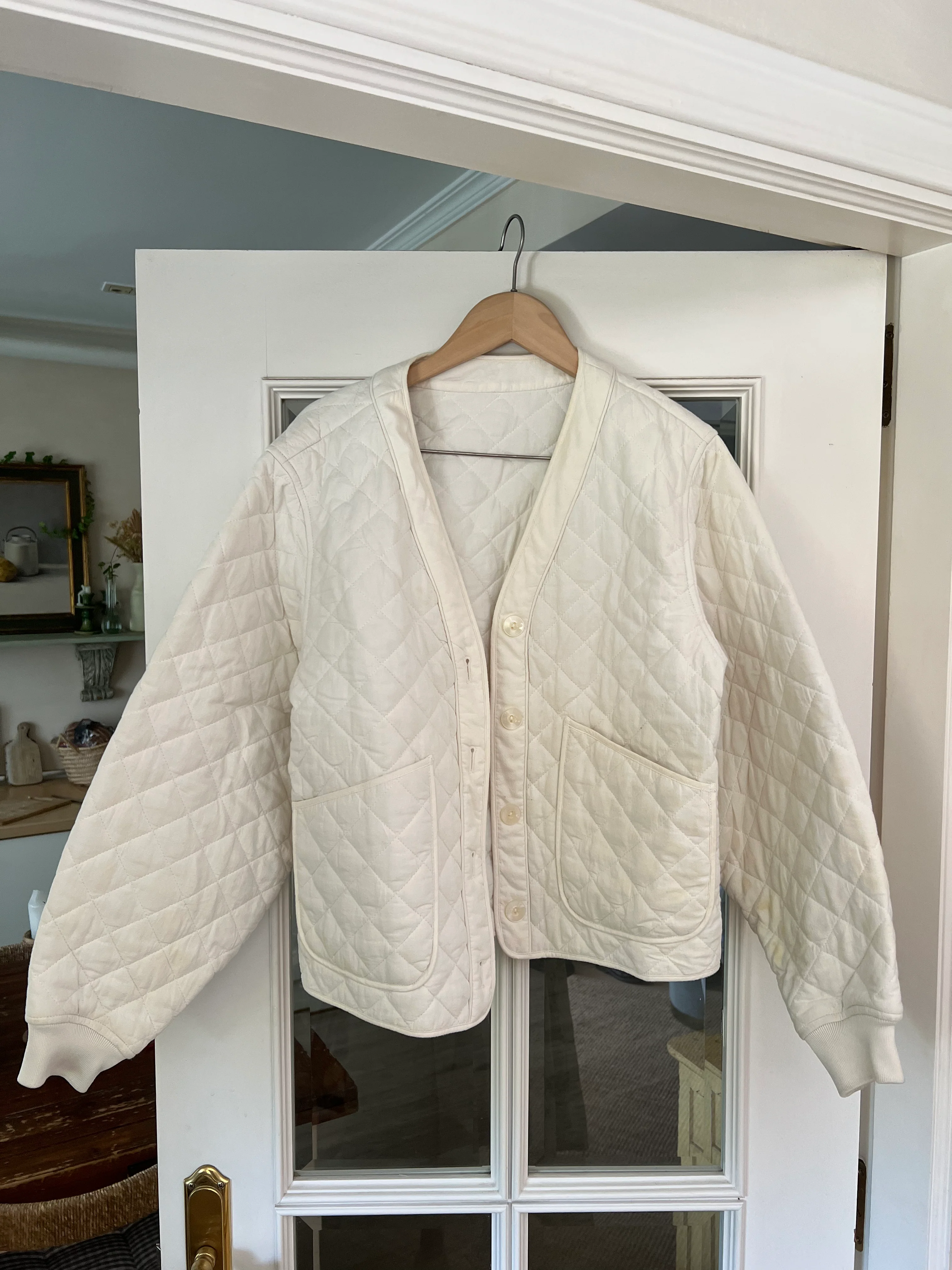 &OTHER STORIES. Chaqueta blanca guateada T.s