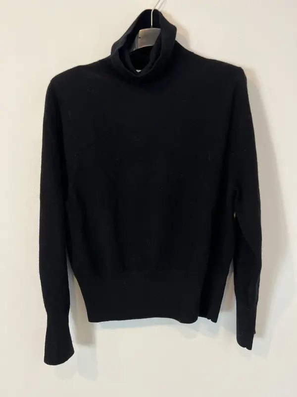 & OTHER STORIES. Jersey negro lana detalle hombros. T XS