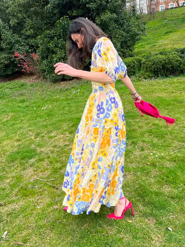 & OTHER STORIES. Vestido midi flores T.38