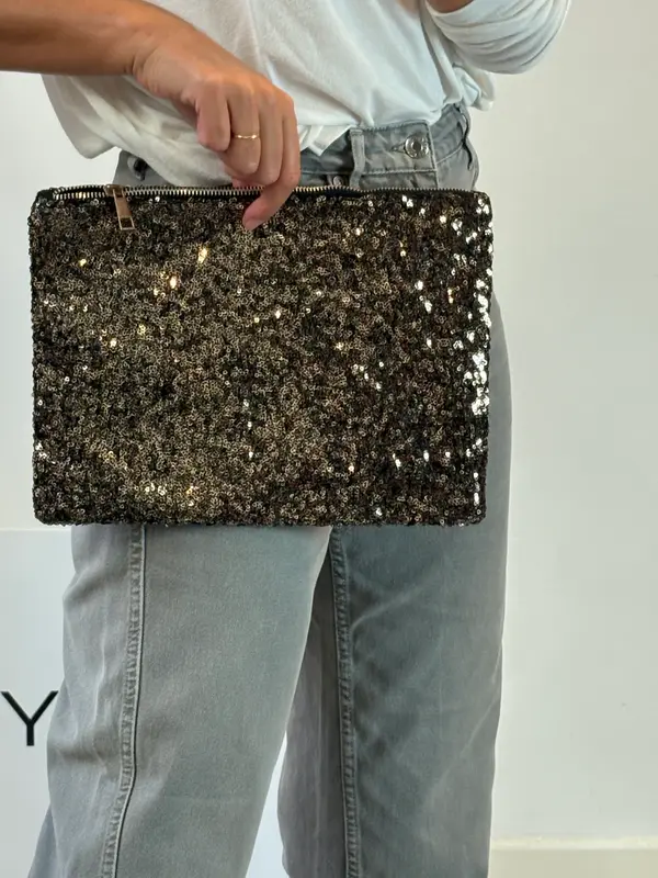 OTRAS. Cartera de mano lentejuelas mini