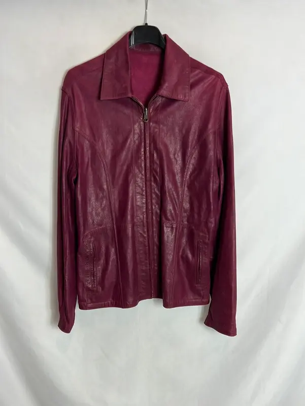 OTRAS. Chaqueta burdeos reversible T.m