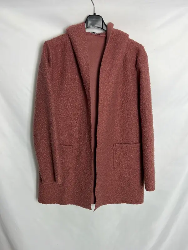 OTRAS. Chaqueta textura con capucha. TU (M)