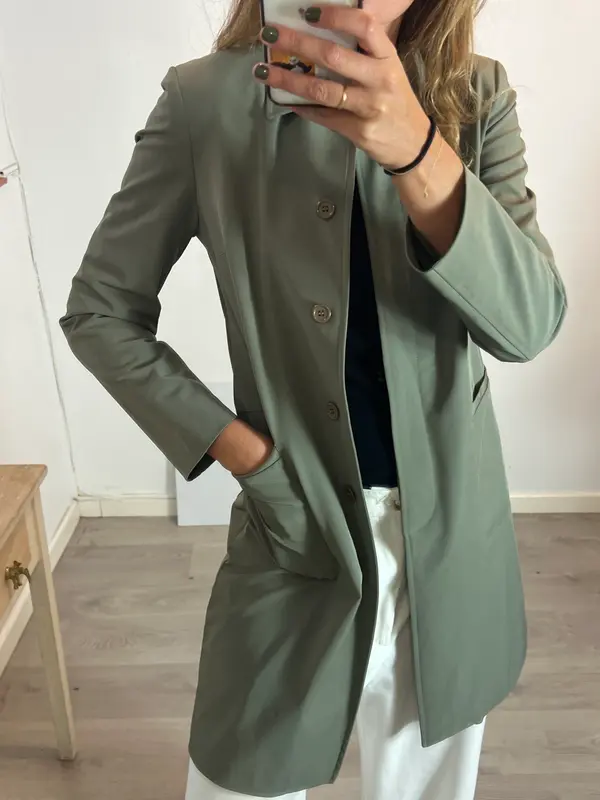 OTRAS. Chaqueta verde abotonada T.u(s)