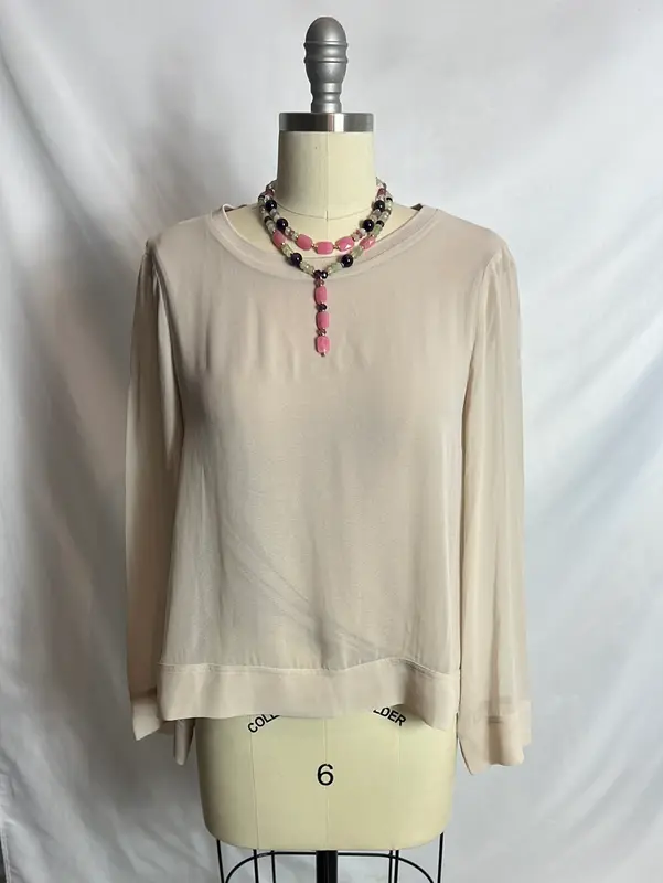 OTRAS. Collar piedras tonos rosas