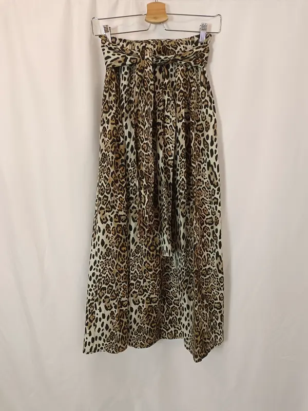 OTRAS. Falda larga animal print Tu(m)